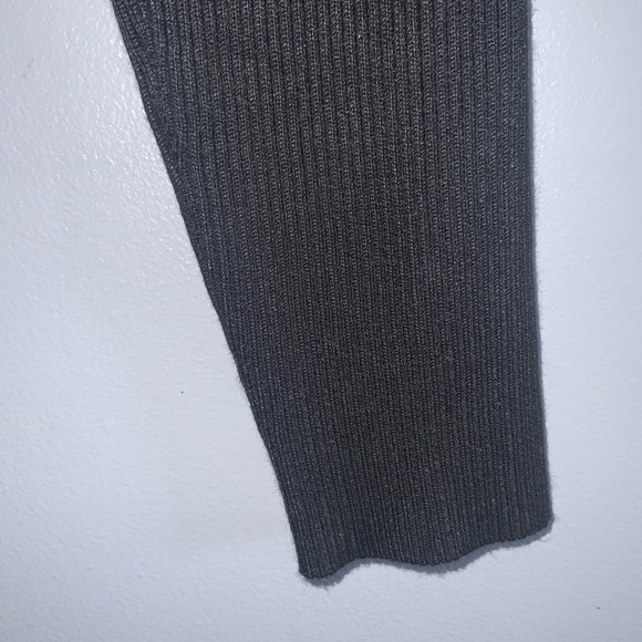 Philosophy Black V-Neck Ribbed Long Sleeve Soft Sweater for Women Large - Picture 5 of 8